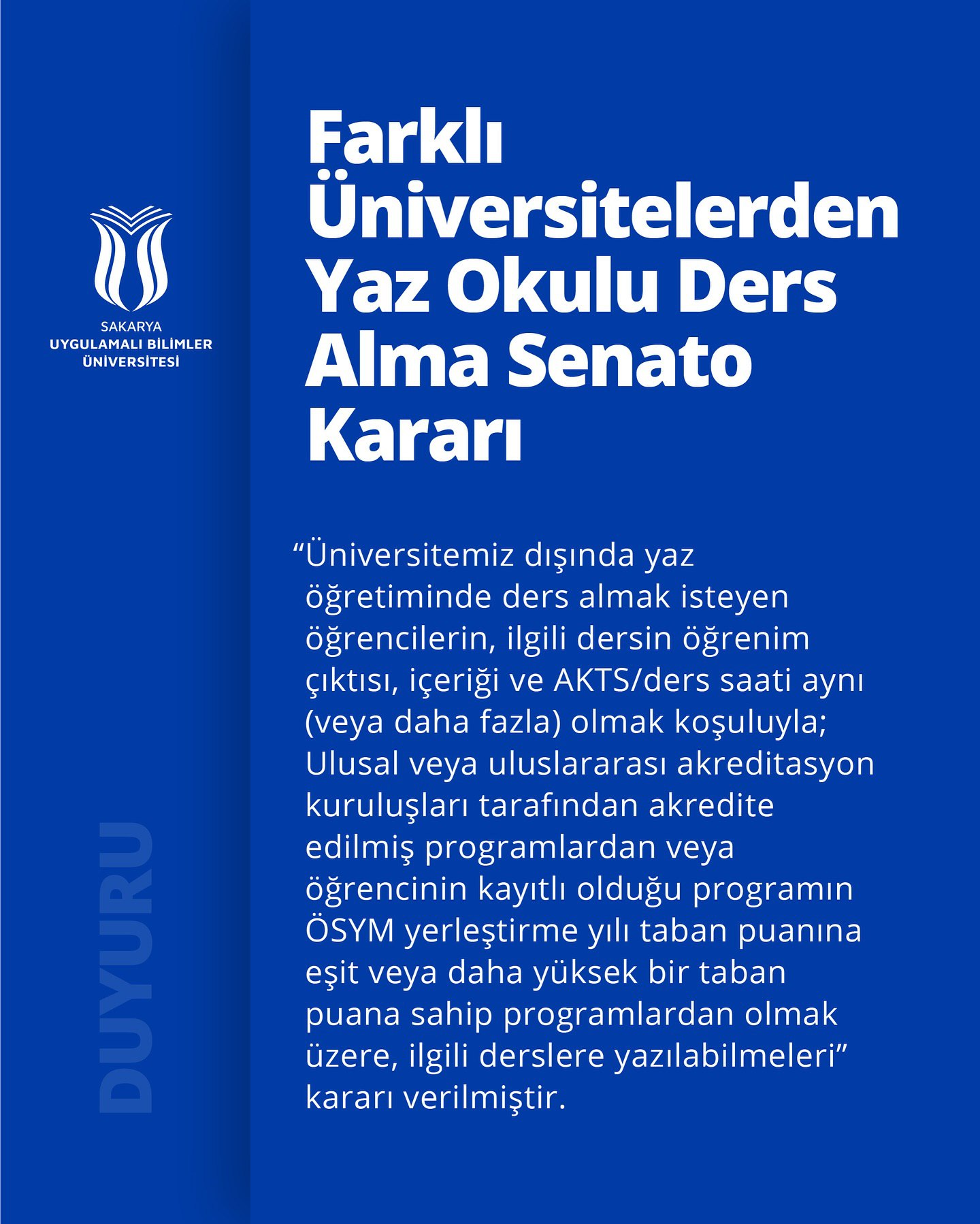 yaz okulu